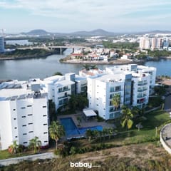 Departamento Isla Marina Mazatlán con alberca