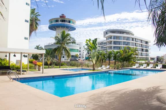 Departamento Isla Marina Mazatlán con alberca - Imagen 2