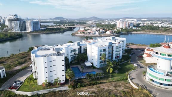 Departamento Isla Marina Mazatlán con alberca - Imagen 1
